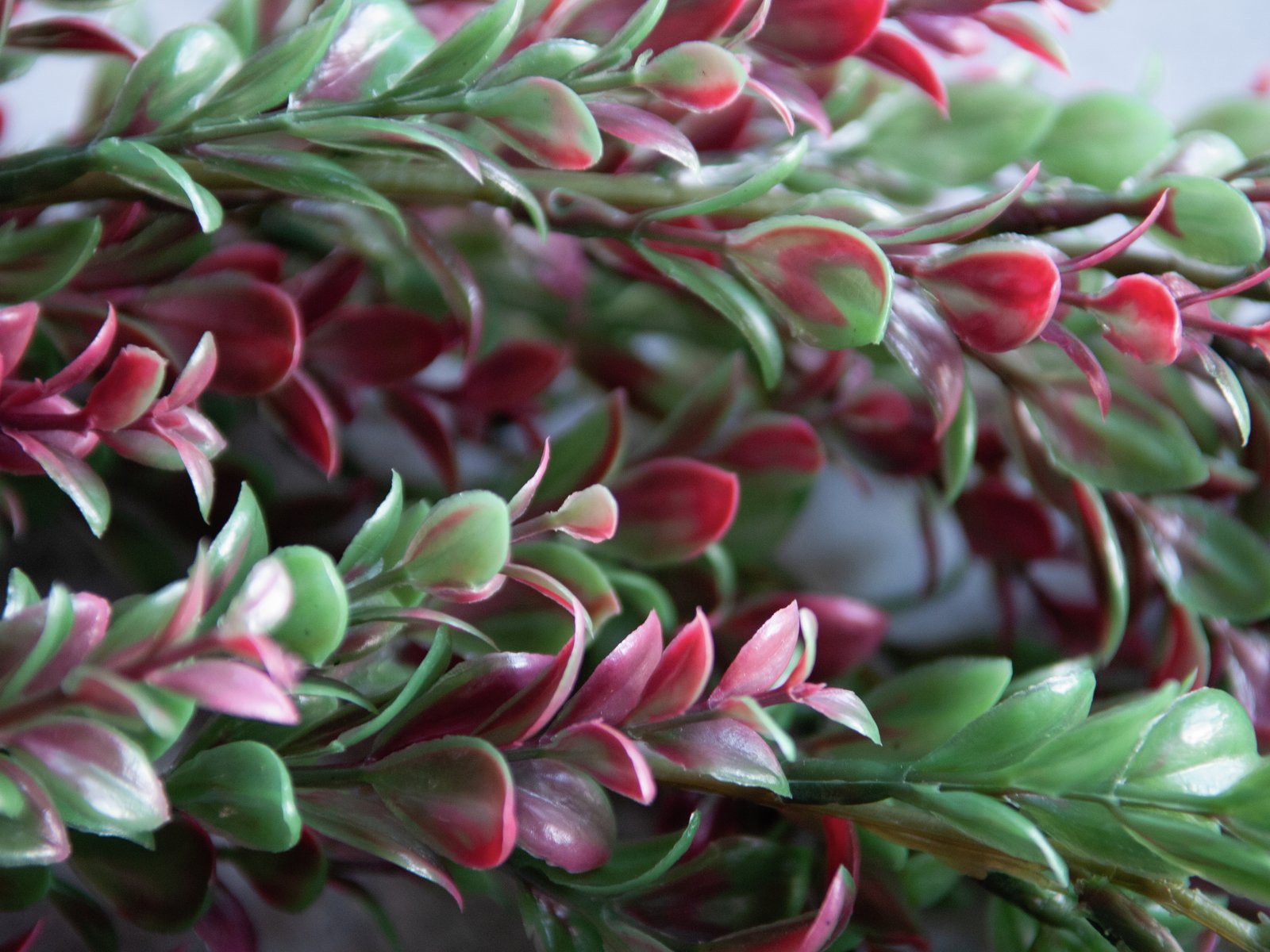 Kunstig Græsspiral, grøn/rød, 105 cm - Billede 2