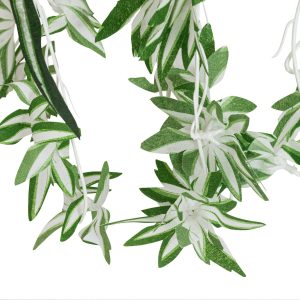 Alternative view of Kunstig Spidervæddelilje, grøn/hvid, 60cm