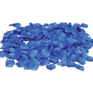 Kunstige Blå Rosenblade - 500 stk