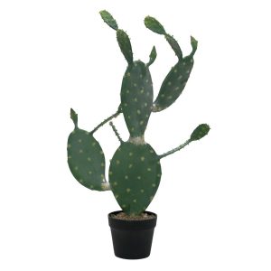 Kunstig Nopal kaktus, grøn, 76 cm