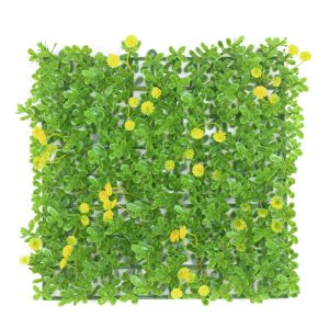 Alternative view of Kunstig Græs måtte, grøn-gul, 25x25 cm