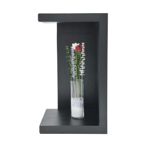 Alternative view of Kunstig Krystal eukalyptus, rød, 81 cm