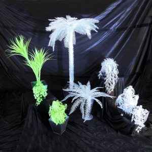 Alternative view of Kunstig bostonbregne, hvid, 60 cm