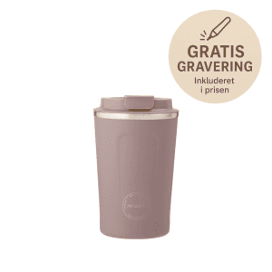 Cup2go 380 ml dusty rose - aya and ida - termokop med navn - gratis gravering