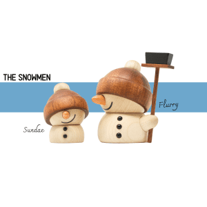 The Snowmen Flurry - Sundae - julepynt - traefigurer - Fablewood