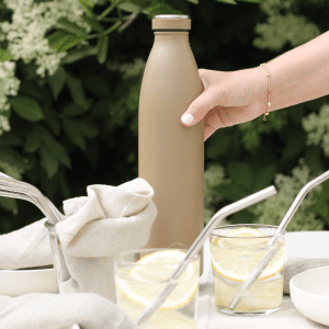 AYA & IDA drikkeflaske 1000 ml - dusty brown