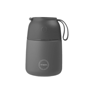 AYA&IDA foodie dark grey 500 ml - madkasse - koekkenartiler