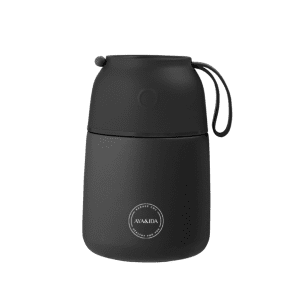 AYA&IDA foodie matte black 500 ml - madkasse (1)