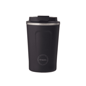 CUP2GO 380 ml, Matte Black - termokopper (1)