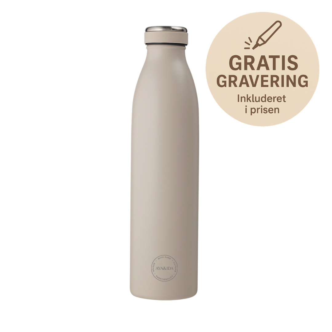 Drikkeflaske cream beige - 750 ml - aya and ida