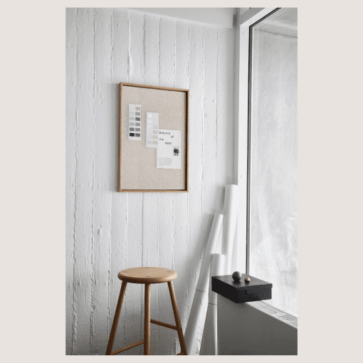 Hemverk opslagstavle - Recy Pinboard – Beige filt (1)