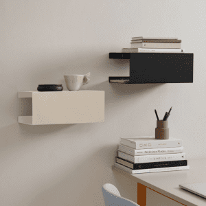 ReCollector BoxShelf Soft Beige - Black Raven - Hylder - Sengebord