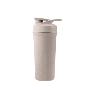 Shaker bottle beige - shaker drikkedunk - flaske med gravering - drikkedunk med navn (2)