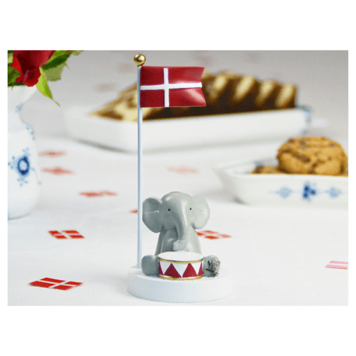 Bordflag elefant med tromme - kids by friis (2)