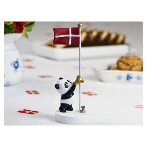 Bordflag - panda med trompet - kids by friis (1)