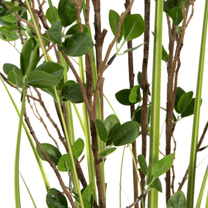 Kunstig Eviggroen busk med graes 182 cm - kunstige planter