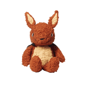 Sleeping hero - egernet knirke med kappe - bamse (1)