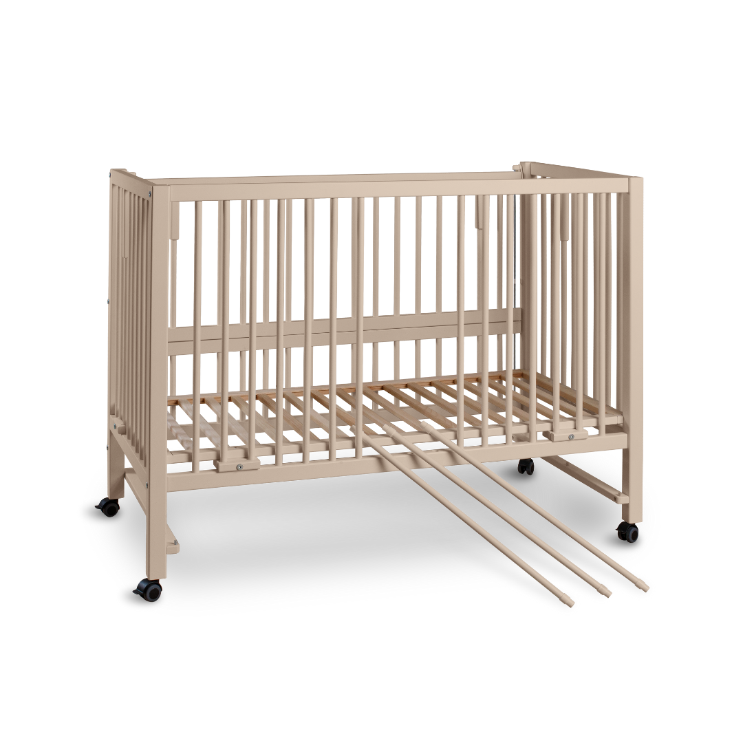 Tissi - Hajo Bedside Crib Boerneseng, Silk Beige (3)