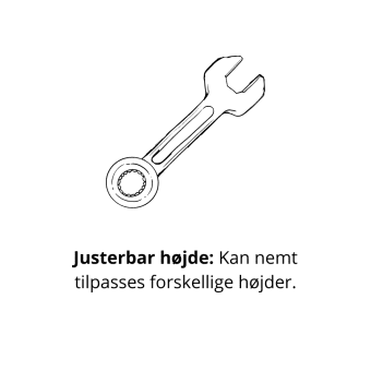 laeringstaarne - justerbar hojde