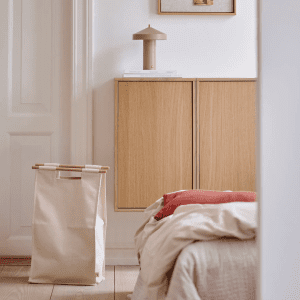 Vaeghaengt Vasketoejskurv - Nordic Oak - recollector