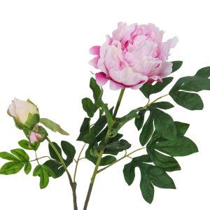 Alternative view of Kunstig Pæongren, lyserød, 100 cm