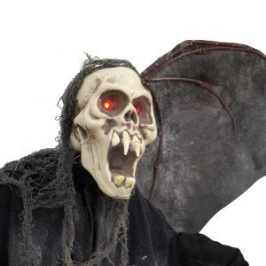 Alternative view of Spøgelsesflagermus med røde øjne (animeret) 85 cm