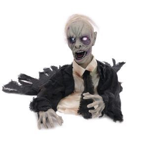 Halloween Zombie (animeret) 43 cm
