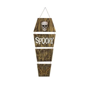 Alternative view of Halloween Kistelåg, "Spooky" (animeret) 150 cm