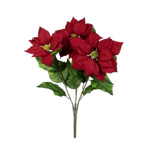 Kunstig Julestjerne, rød, 50 cm