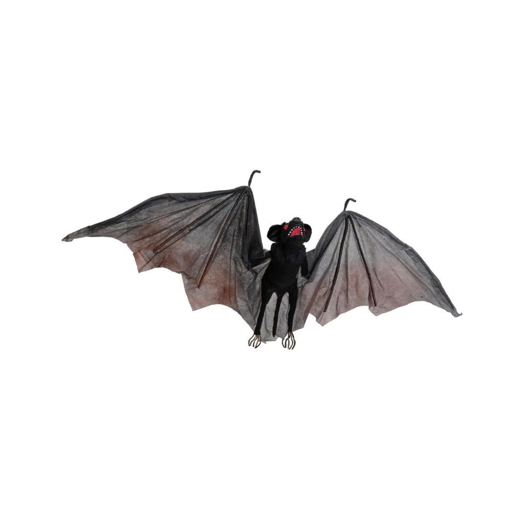 Flagermus med ca. 120 cm Vingespaend - halloween pynt (1)