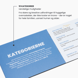 For hele Familien - skrabekort - familieaktiviteter - skjulte oplevelser - meaningful moments - ModernHouse