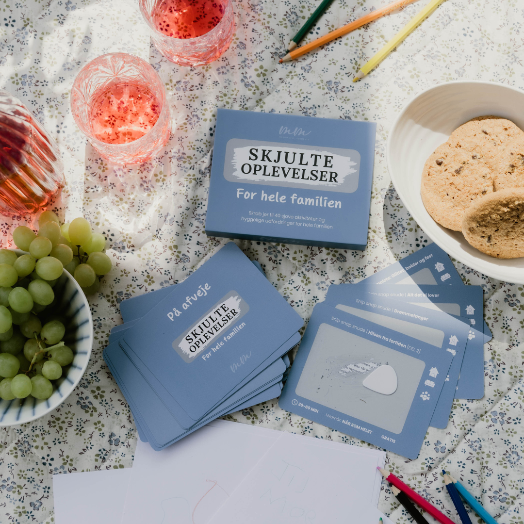 For hele Familien - skrabekort - familieaktiviteter - skjulte oplevelser - meaningful moments - ModernHouse