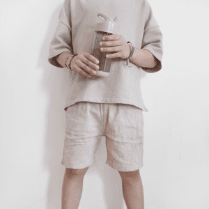 3 Sprouts Drikkedunk Taupe - 350 ml - boernedrikkeflaske - drikkeflaske - vandflaske