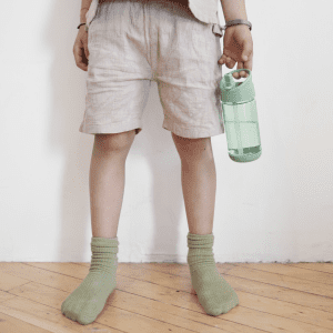 3 Sprouts Drikkedunk groen - 350 ml - boernedrikkeflaske - drikkeflaske - vandflaske