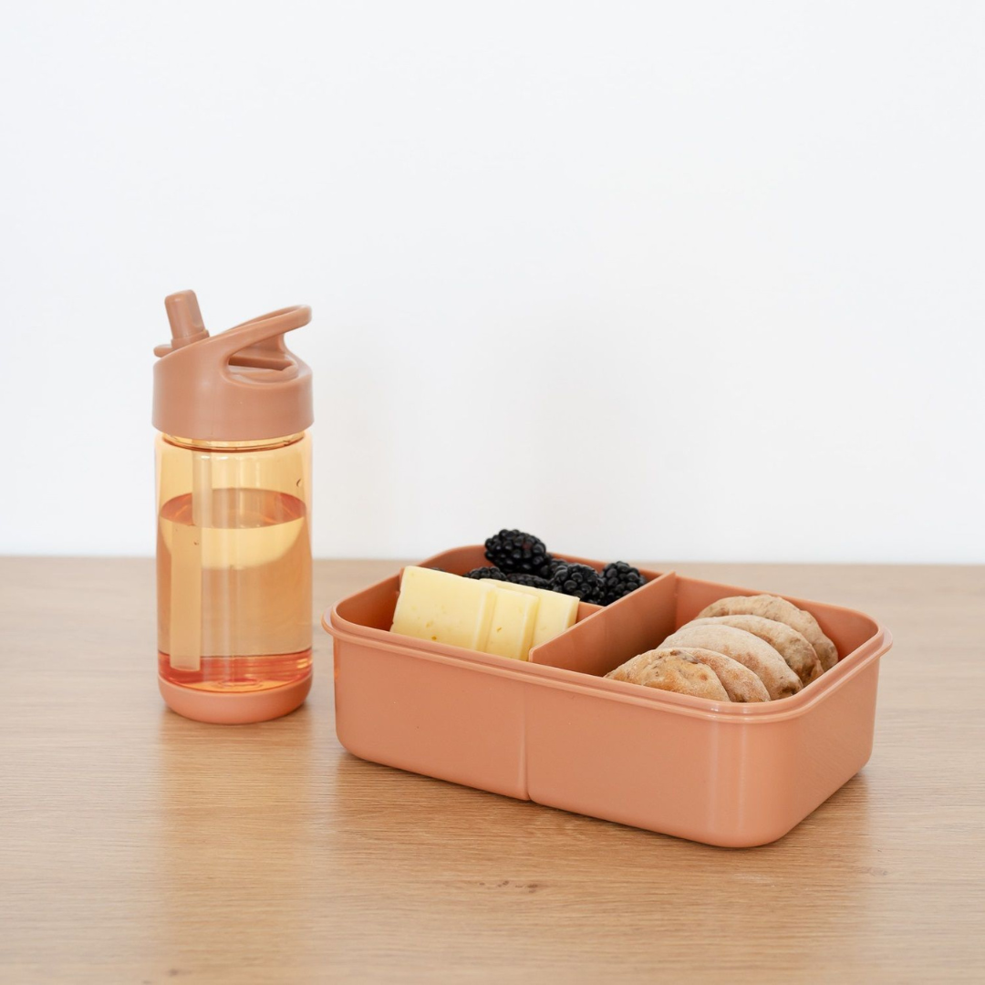 3 Sprouts Drikkedunk rust - 350 ml - boernedrikkeflaske - drikkeflaske - vandflaske