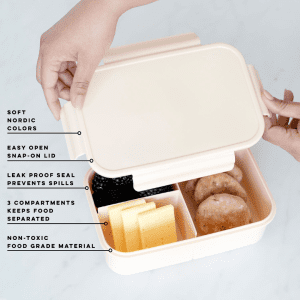 3 Sprouts Madkasse i Sand – 3 rum