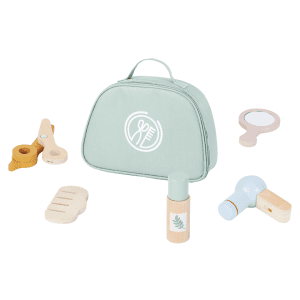 Frisoersaet til boern - traelegetoej - legetoej -gaveide