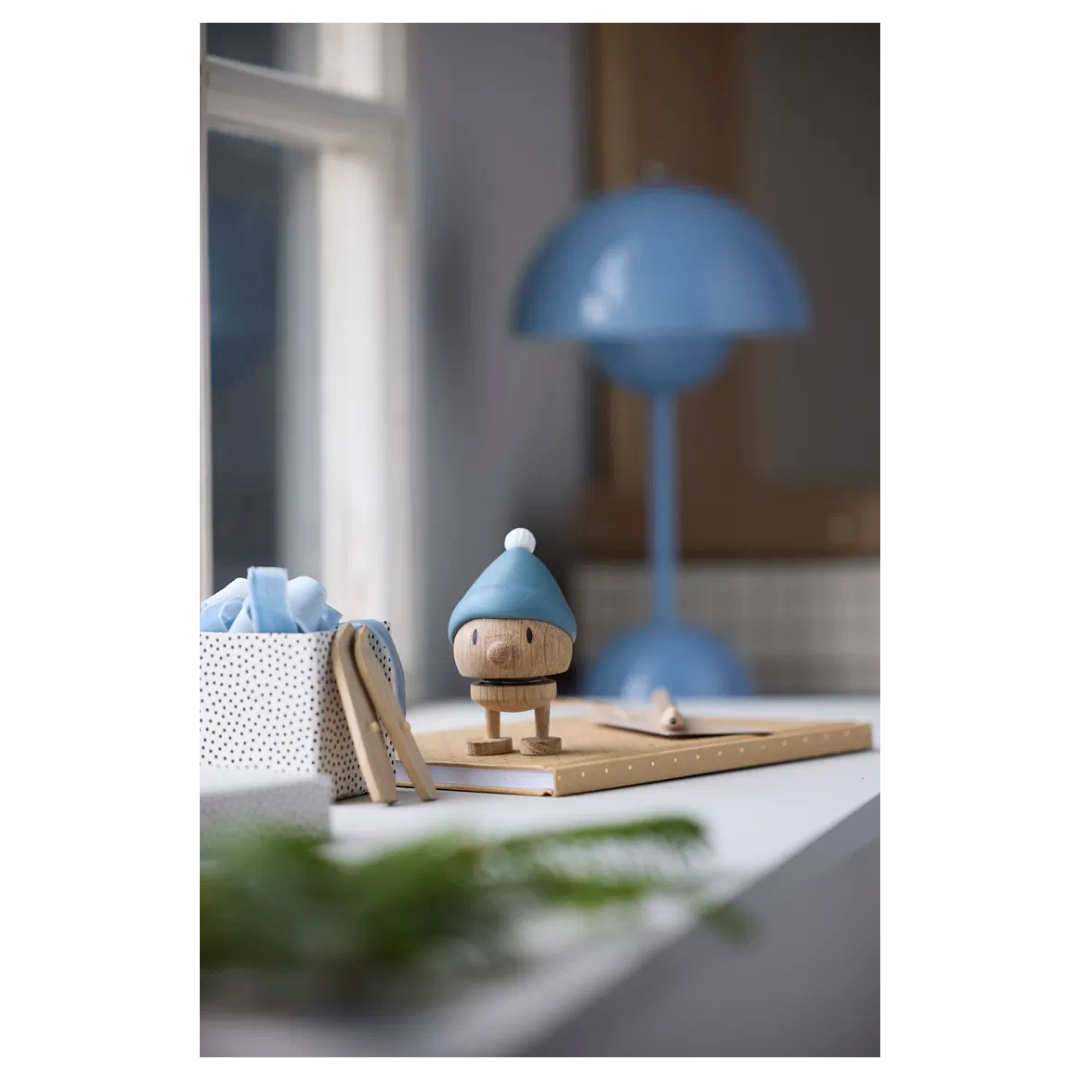 Hoptimist Skiing Bumble S Sky_Egetrae - hoptimister - julepynt