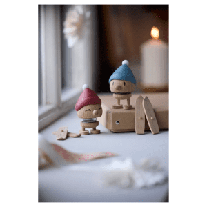 Hoptimist Skiing Bumble S Sky_Egetrae - hoptimister - julepynt