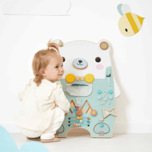 Janod - Bear Aktivitetstavle - aktivtitetstavler - aktivitetstavle til vaeggen - traelegetoej