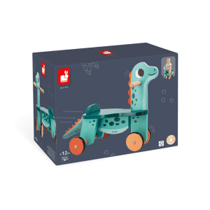 Janod - Dinosaur Gaabil - legetoej - gaveide til de mindste - daabsgave - navngivningsgave - gaavogn (1)