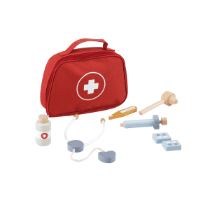 Laegesaet til boern - doktortaske - laegetaske - legetoej