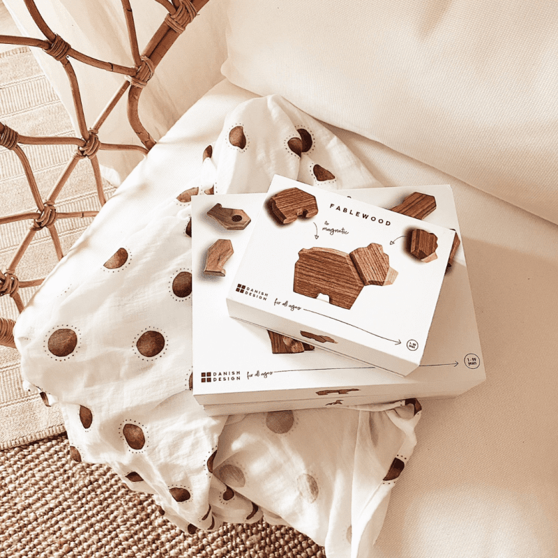 Fablewood magnetiske dyr - black november tilbud