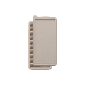 Isterningebakke, Cream Beige - isterningebakke med laag - isterningebakke silikone (1)