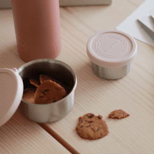 Snackboxe - 2 stk, Soft Rose - Snack cointainer - AYA&IDA