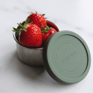 Snackboxe - 2 stk, Tropical Green - Snack cointainer - AYA&IDA (2)