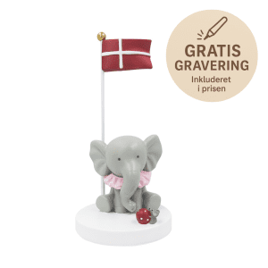 Bordflag, elefant med mus og bold - kids by friis