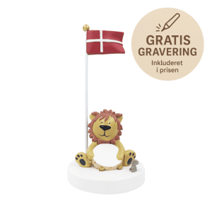 Bordflag, løve med tamburin - kids by friis