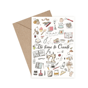 It's time to create A6 kort - lykoenkningskort - mouse and pen