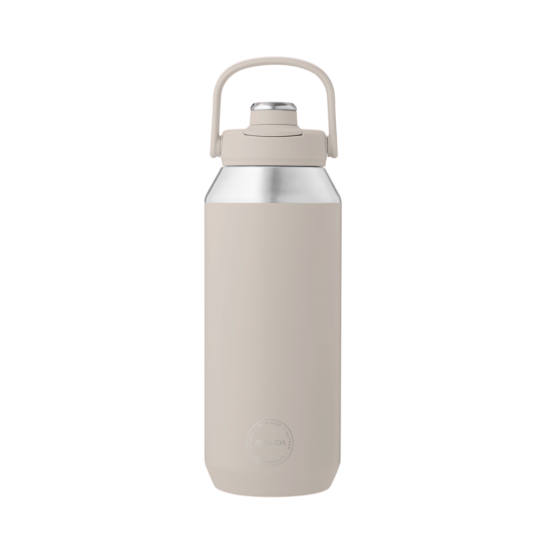 Sports Bottle 950 ml - Cream Beige - Aya & Ida